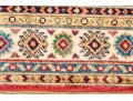 Hand Knotted Wool Pakistan Kazak Mat, 3'-4