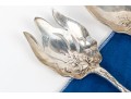 Pair Of Antique Sterling Silver Serving Fork And Spoon    7.860 Troy Ozs.