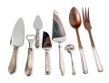 Collection Of Eight Sterling And Silver Handed Serving Pieces