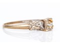 14k Gold Vintage Diamond Ring, App. 0.07 TCW, Size 7.75