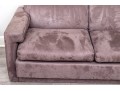 Mid Century Upholstered Microsuede Loveseat