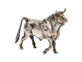 Small Sterling Silver Bull Figure     2.98 Troy Ozs, 