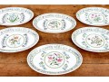 Set Of Six Portmeirion Botanical China Platters- 