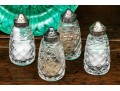 Set Of Four Waterford Crystal Salt And Pepper Casters