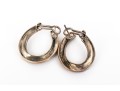 Five Sterling Silver Hoop Earrings, 1.630 Ozt.