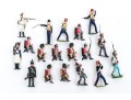 Collection Of Eighteen Hand-Painted Lead Toy Soldiers