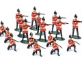 Collection Of Twenty-two Hand-painted Lead Toy Soldiers