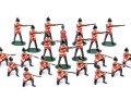 Collection Of Twenty-two Hand-painted Lead Toy Soldiers
