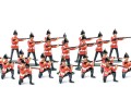 Collection Of Twenty-two Hand-painted Lead Toy Soldiers