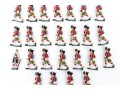Collection Of Twenty-Five Hand-painted Lead Soldiers With Kilts