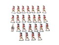 Collection Of Twenty-Five Hand-painted Lead Soldiers With Kilts
