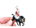 Collection Of Ten Hand-Painted Lead Soldiers Mounted On Horseback