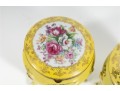 Japanese Limoges Style Porcelain Trinket Boxes 