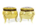 Japanese Limoges Style Porcelain Trinket Boxes 