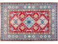 Hand Knotted Wool Pakistan Kazak Room Size Carpet, 6' X 4', New