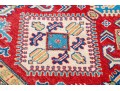 Hand Knotted Wool Pakistan Kazak Room Size Carpet, 6' X 4', New