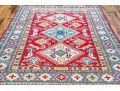 Hand Knotted Wool Pakistan Kazak Room Size Carpet, 6' X 4', New