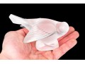 French Lalique Frosted Crystal Sparrow 