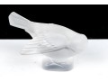 French Lalique Frosted Crystal Sparrow 
