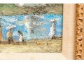 Signed Impressionist Style Painting On Canvas, Landscape With Lighthouse