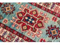 Hand Knotted Wool Pakistan Kazak Mat, 2' X 3', New
