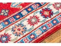 Hand-knotted Wool Pakistan Kazak Runner, 6'-5