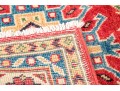 Hand Knotted Wool Pakistan Kazak Mat, 3'-4
