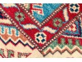 Hand-knotted Wool Kazak Accent Carpet, 3'-8