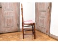 New England Maple Queen Anne Ladder Back Side Chair, 18th Century