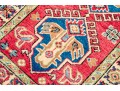 Hand Knotted Wool Pakistan Kazak Mat, 2' X 3', New