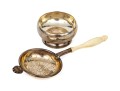 English Sterling Silver Tea Strainer Set