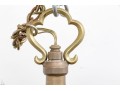 Substantial Brass Six Light Chandelier