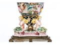 Italian Capodimonte Hand-painted Majolica Table Lamp
