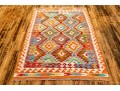 Hand Woven Wool Kilim, 6'-2