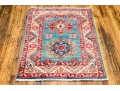Hand Knotted Wool Pakistan Kazak, 3'-10