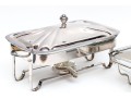 Set Of Two Stainless Chafing Dishes 