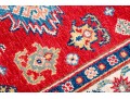 Hand-knotted Wool Pakistan Kazak Runner, 6'-5