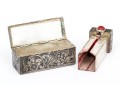 800 Italian Silver Lipstick Case    1.20 Troy Ozs. 