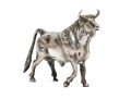 Small Sterling Silver Bull Figure     2.98 Troy Ozs, 