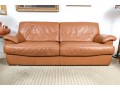 Bianchi & Co. Italian Leather Upholstered Two Seat Sofa
