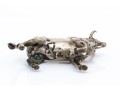 Small Sterling Silver Bull Figure     2.98 Troy Ozs, 