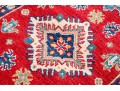 Hand-knotted Wool Pakistan Kazak Runner, 6'-5