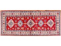 Hand-knotted Wool Pakistan Kazak Runner, 6'-5