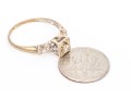 14k Gold Vintage Diamond Ring, App. 0.07 TCW, Size 7.75