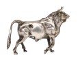 Small Sterling Silver Bull Figure     2.98 Troy Ozs, 