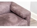 Mid Century Upholstered Microsuede Loveseat