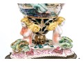 Italian Capodimonte Hand-painted Majolica Table Lamp