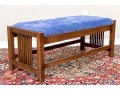Stickley Upholstered Bench