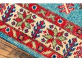Hand Knotted Wool Pakistan Kazak Mat, 2' X 3', New