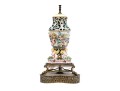 Italian Capodimonte Hand-painted Majolica Table Lamp